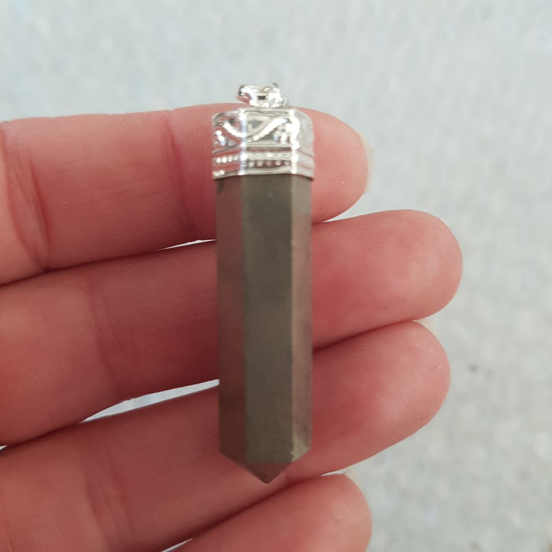 Pyrite - Cap Point Pendant Pyrite - Cap Point Pendant